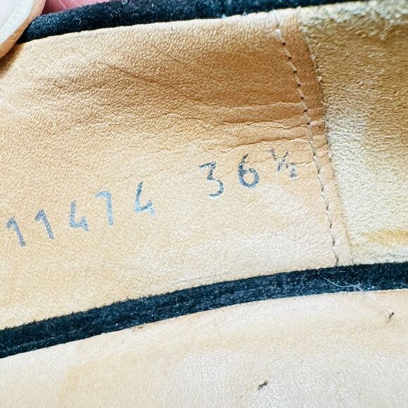 Dries van Noten Shoes Womens 6.5 Black Suede Heels Silver Beaded Chain Stilettos - Picture 11 of 12